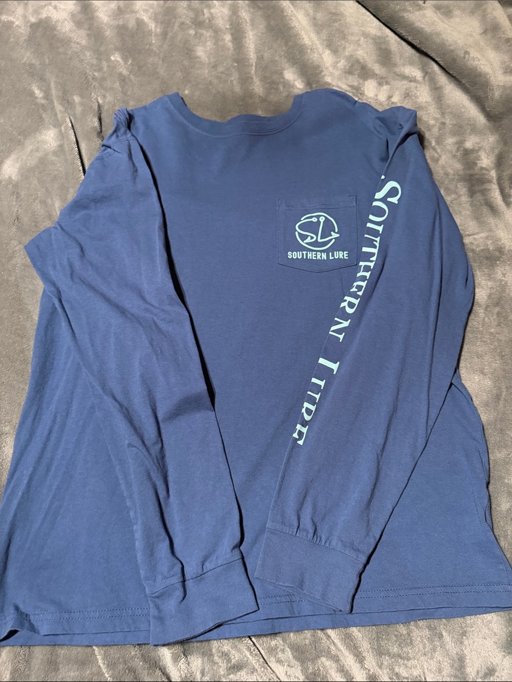 Southern Lure Men's Navy Long Sleeve Tee